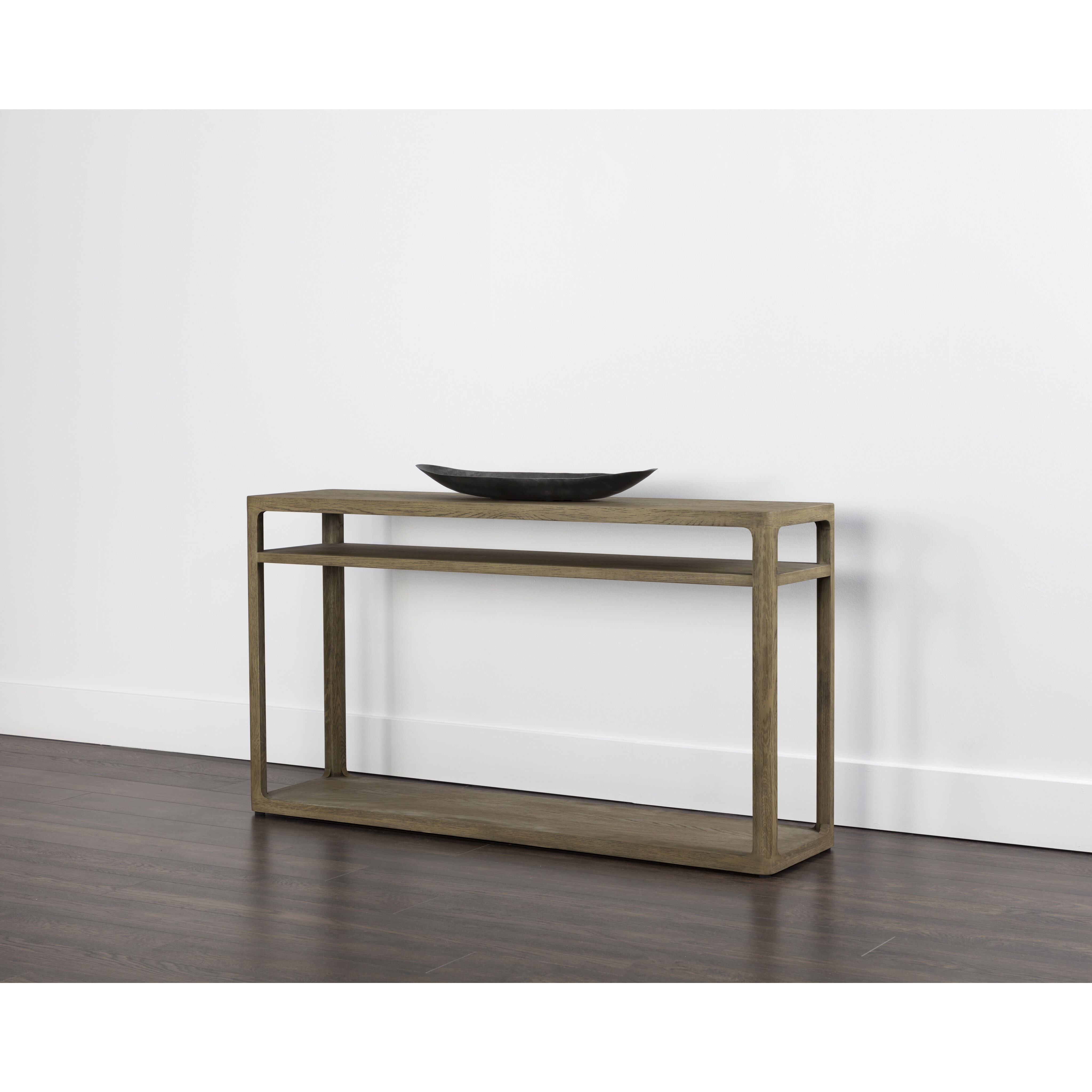 Doncaster 55 X 13.75 inch Smoke Grey Console Table